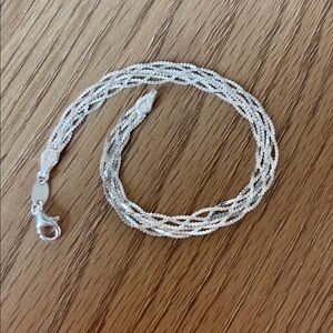 Sterling Silver Braided Bracelet